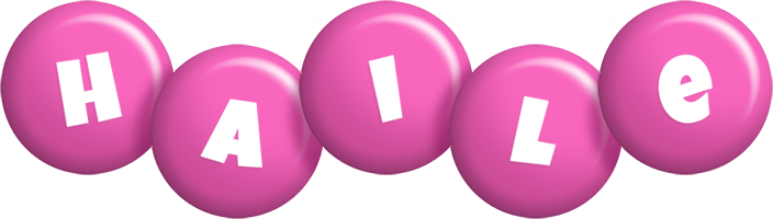 Haile candy-pink logo