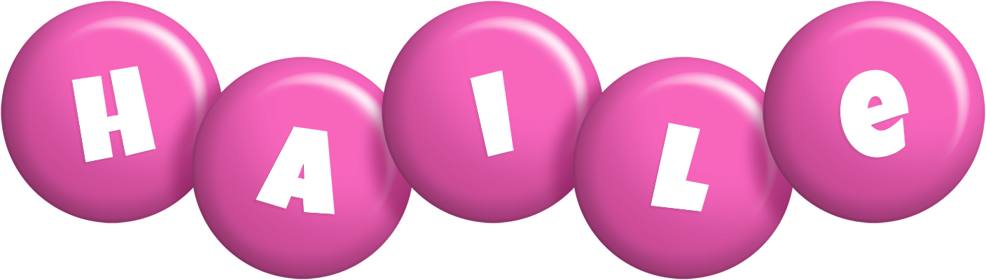 Haile candy-pink logo