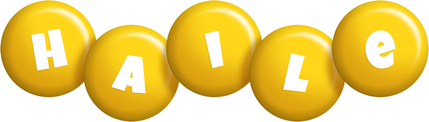 Haile candy-yellow logo