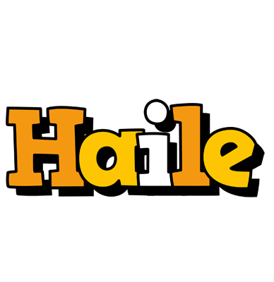 Haile cartoon logo