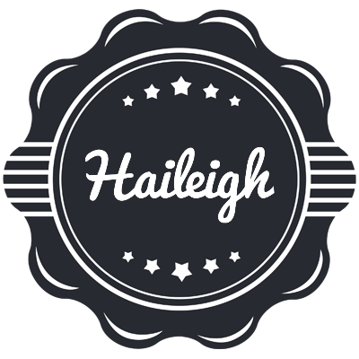 Haileigh badge logo