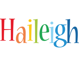 Haileigh birthday logo