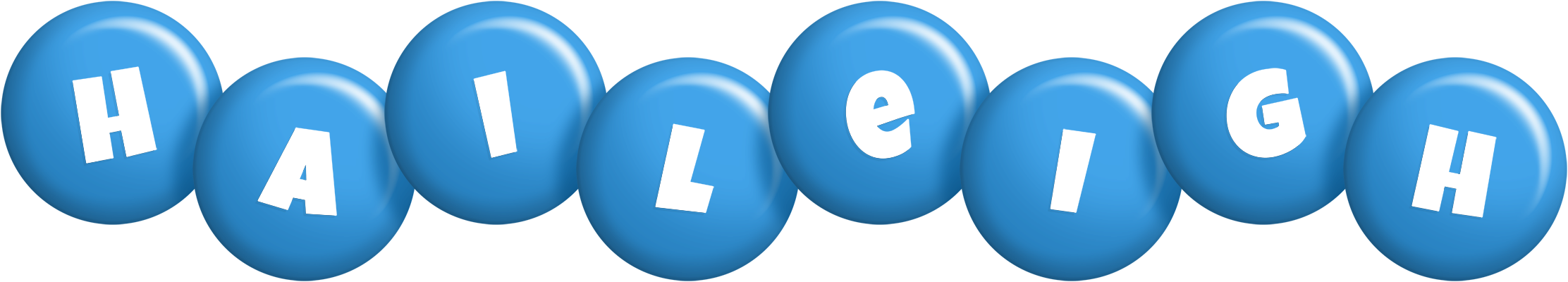 Haileigh candy-blue logo
