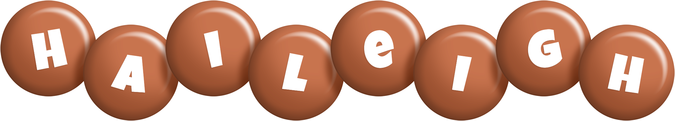 Haileigh candy-brown logo