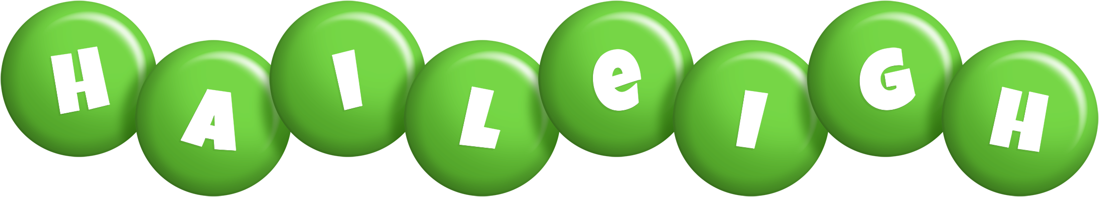 Haileigh candy-green logo
