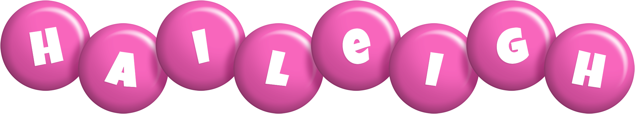 Haileigh candy-pink logo