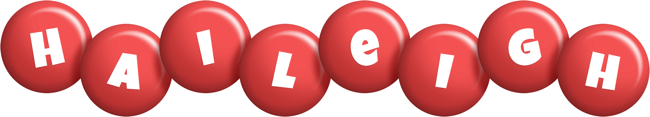 Haileigh candy-red logo