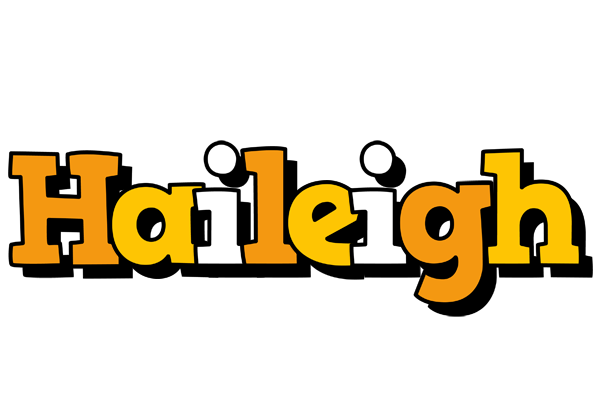 Haileigh cartoon logo