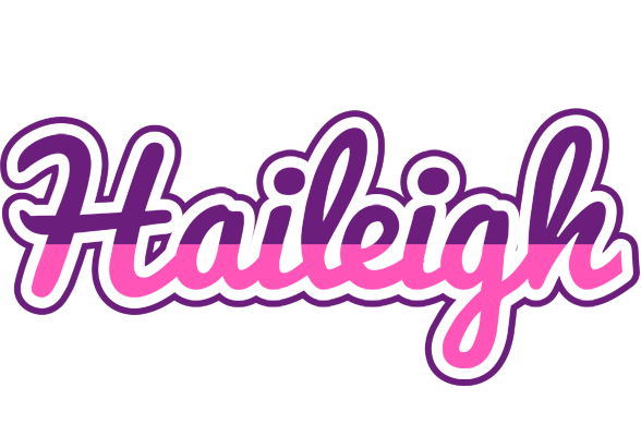 Haileigh cheerful logo