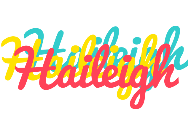 Haileigh disco logo