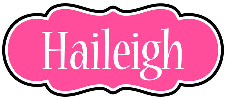 Haileigh invitation logo