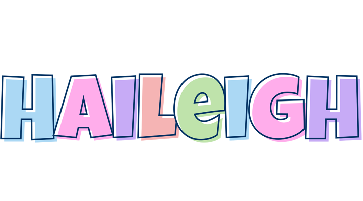 Haileigh pastel logo