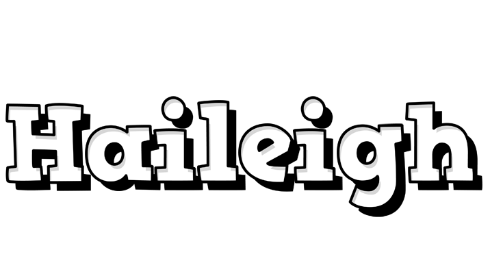 Haileigh snowing logo
