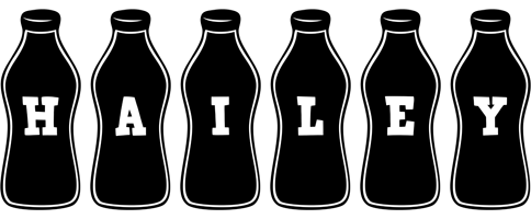 Hailey bottle logo
