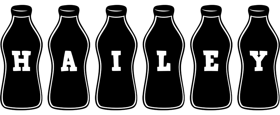 Hailey bottle logo