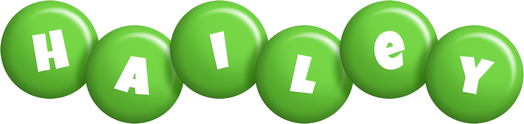 Hailey candy-green logo