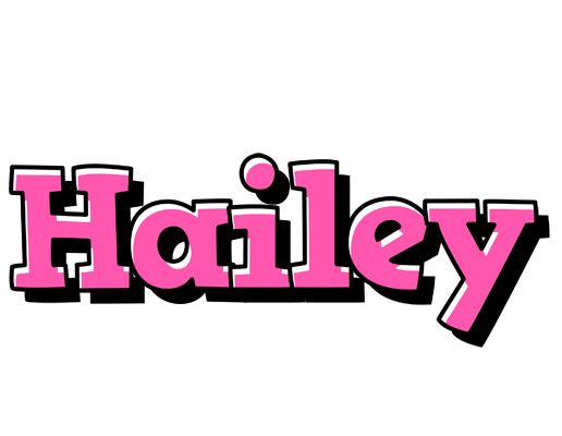 Hailey girlish logo