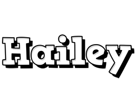 Hailey snowing logo