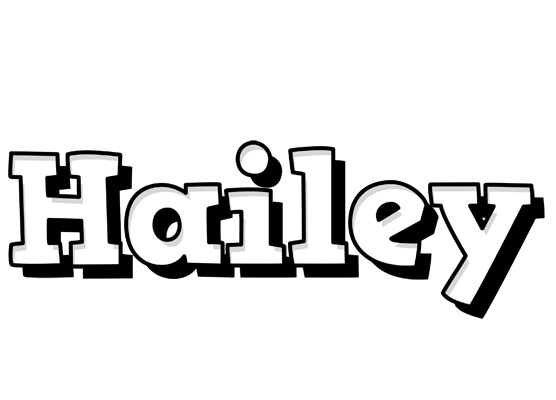 Hailey snowing logo