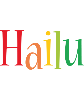 Hailu birthday logo