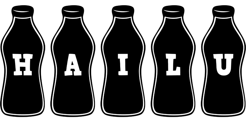 Hailu bottle logo