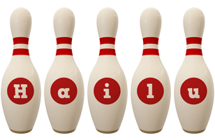 Hailu bowling-pin logo