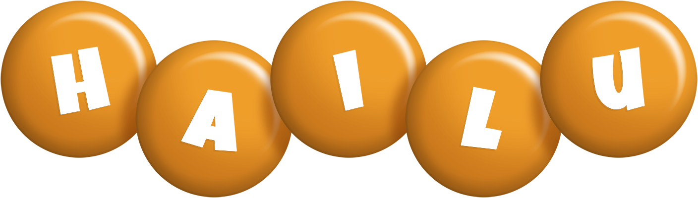 Hailu candy-orange logo