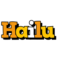 Hailu cartoon logo