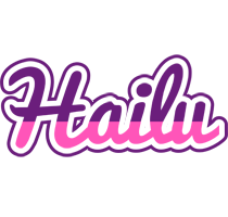 Hailu cheerful logo