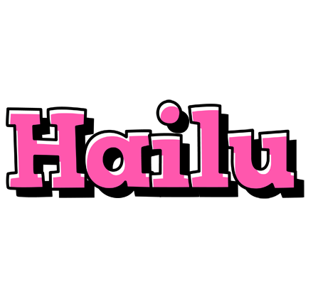 Hailu girlish logo