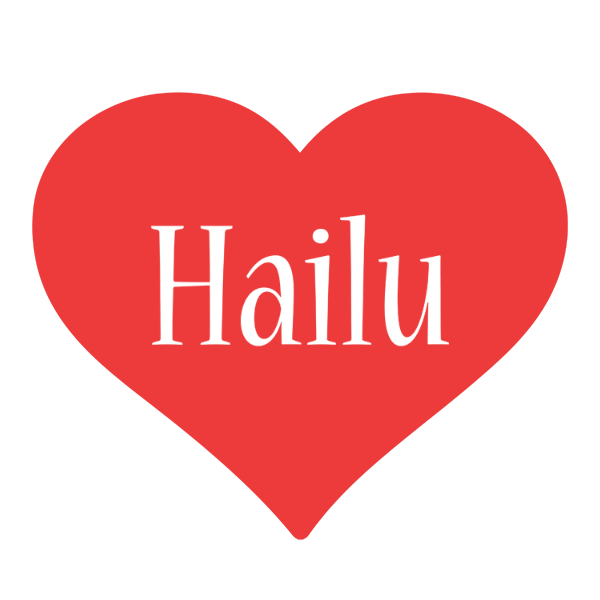 Hailu love logo