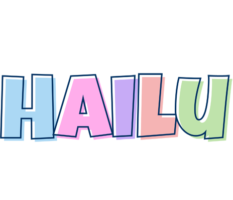 Hailu pastel logo