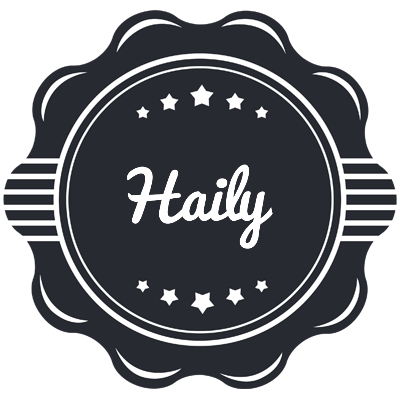 Haily badge logo