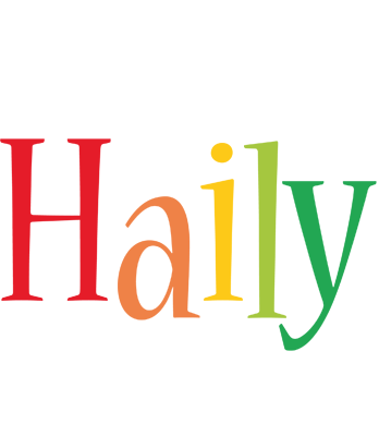 Haily birthday logo