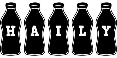 Haily bottle logo