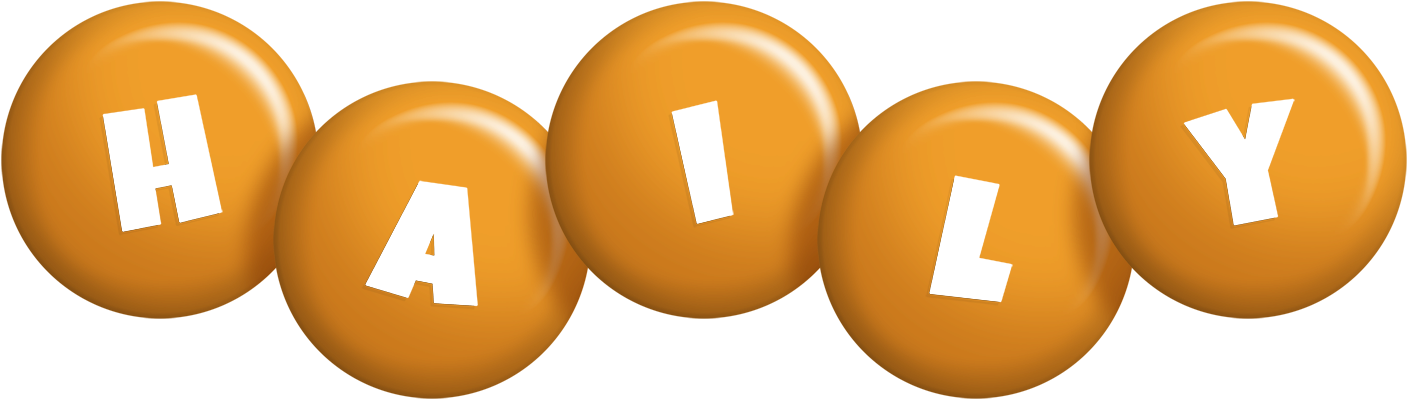 Haily candy-orange logo