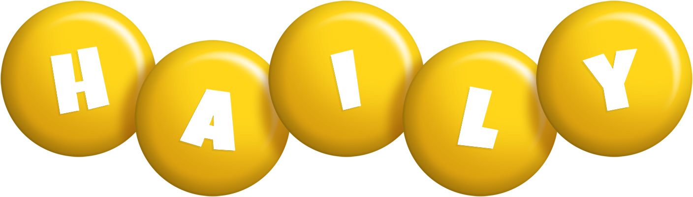Haily candy-yellow logo