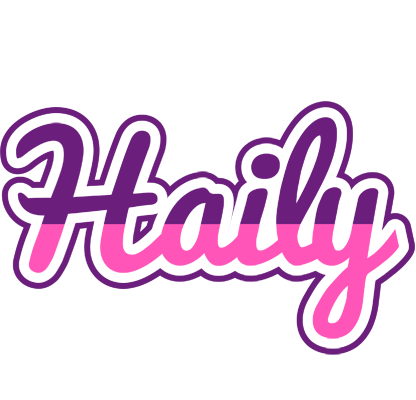 Haily cheerful logo