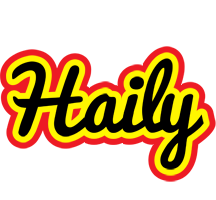 Haily flaming logo