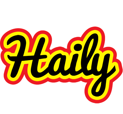 Haily flaming logo