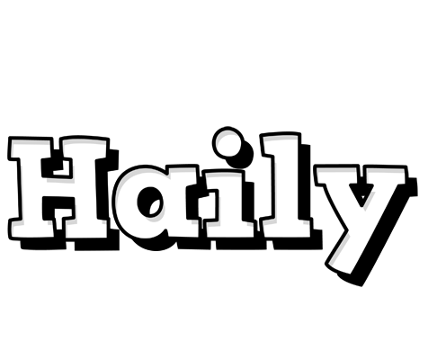 Haily snowing logo
