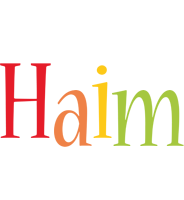 Haim birthday logo