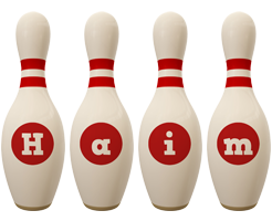 Haim bowling-pin logo