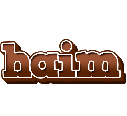 Haim brownie logo