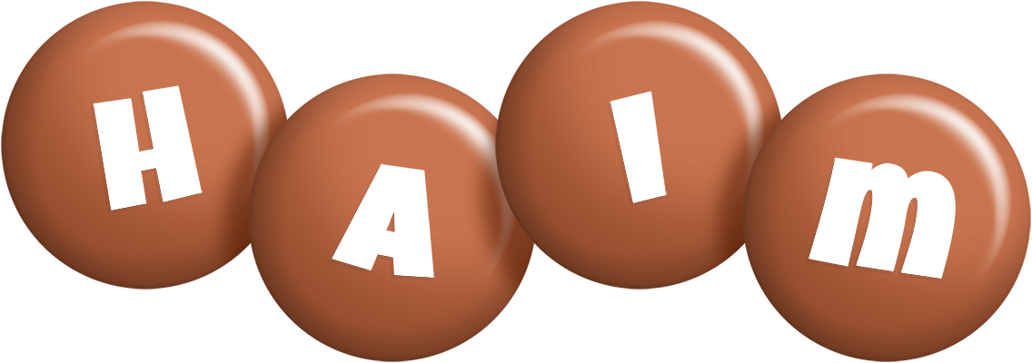 Haim candy-brown logo
