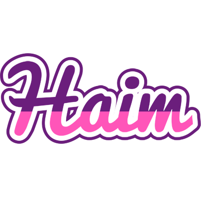 Haim cheerful logo