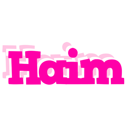 Haim dancing logo