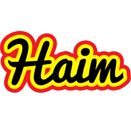 Haim flaming logo