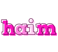 Haim hello logo