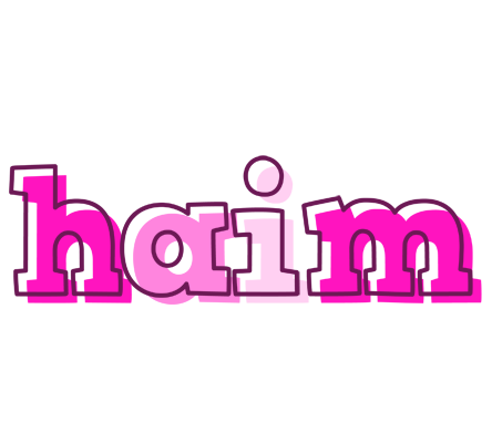 Haim hello logo